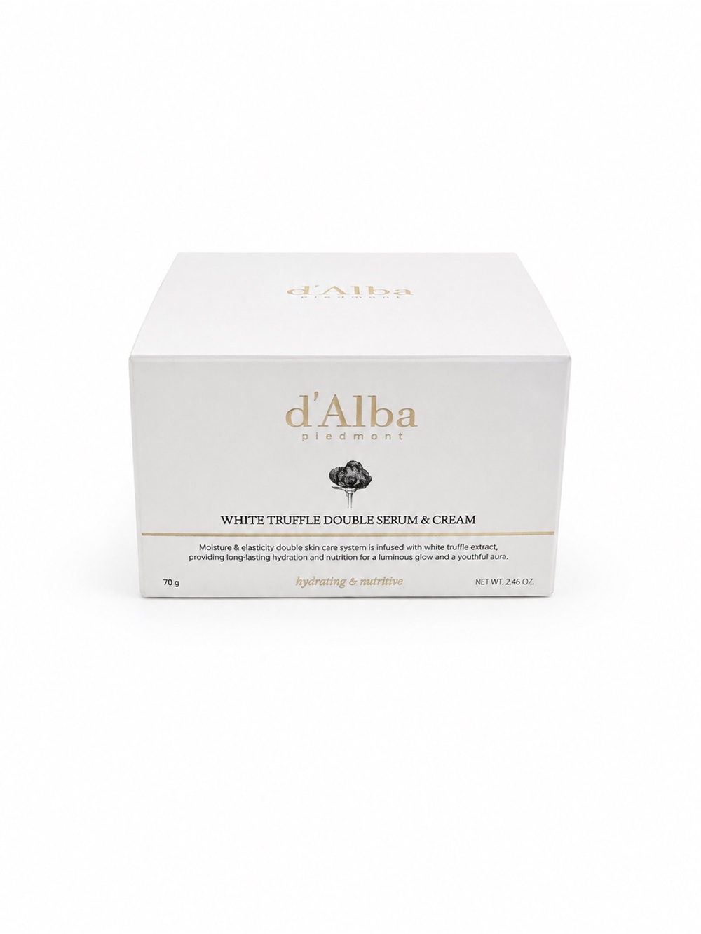 d'Alba White Truffle Double Serum & Cream Vegan Face Moisturizer 2.46 oz
